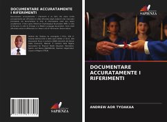 DOCUMENTARE ACCURATAMENTE I RIFERIMENTI - Tyoakaa, Andrew Aor