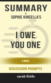 I Owe You One: A Novel by Sophie Kinsella (Discussion Prompts) (eBook, ePUB)