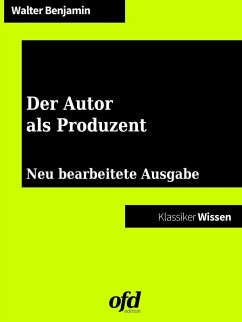 Der Autor als Produzent (eBook, ePUB)