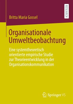 Organisationale Umweltbeobachtung - Gossel, Britta Maria