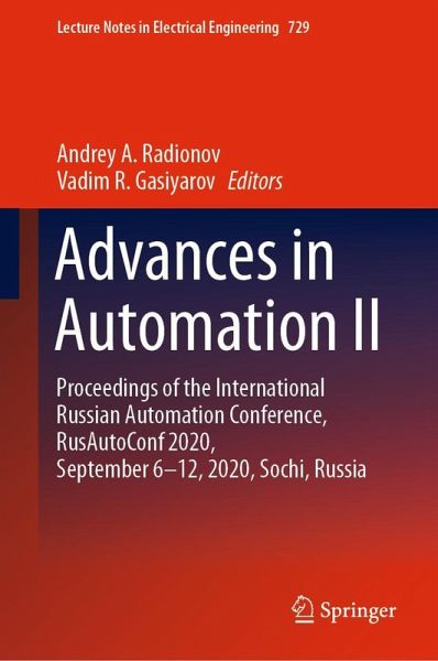 Advances in Automation II Advances in Automation II