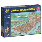 Jumbo 20039 - Jan van Haasteren, Ab in den Pool, Comic-Puzzle, 1000 Teile