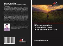 Riforme agrarie e nazionalizzazione: un'analisi del Pakistan - Malik, Zain Ul Abiden
