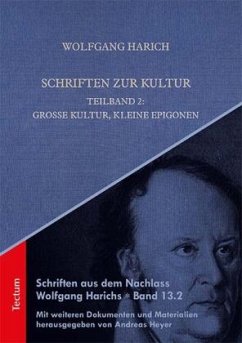 Schriften zur Kultur - Harich, Wolfgang;Heyer, Andreas