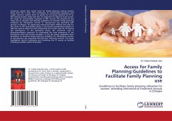 Access for Family Planning:Guidelines to Facilitate Family Planning use