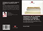 Validation de la stabilité indiquant la méthode analytique par RP-HPLC