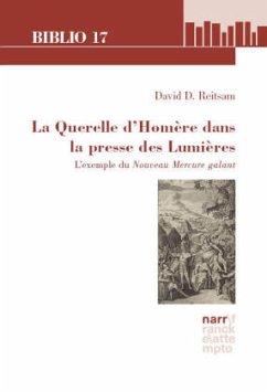 Cover La Querelle d'Homère dans la presse des Lumières