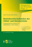 Betriebswirtschaftslehre der Mittel- und Kleinbetriebe (eBook, PDF)