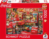 Schmidt Spiele 59915 - Coca Cola, Nostalgie-Shop 1.000 Teile Puzzle