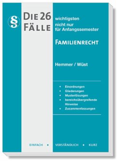 Cover Die 26 wichtigsten Fälle Familienrecht