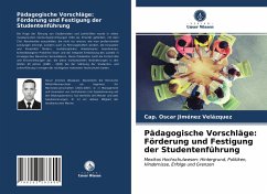 Pädagogische Vorschläge: Förderung und Festigung der Studentenführung - Jiménez Velázquez, Cap. Óscar