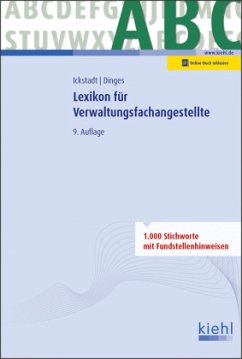 Lexikon für Verwaltungsfachangestellte - Ickstadt, Ewald;Dinges, Marvin