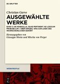 Christian Garve: Ausgewählte Werke / Christian Garve: Ausgewählte Werke Band 2