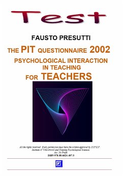 The PIT Questionnarie 2002 for Teachers (fixed-layout eBook, ePUB) - Presutti, Fausto