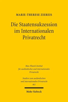 Cover Die Staatensukzession im Internationalen Privatrecht (eBook, PDF)