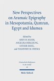 New Perspectives on Aramaic Epigraphy in Mesopotamia, Qumran, Egypt and Idumea (eBook, PDF)
