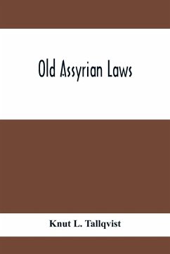 Old Assyrian Laws - L. Tallqvist, Knut