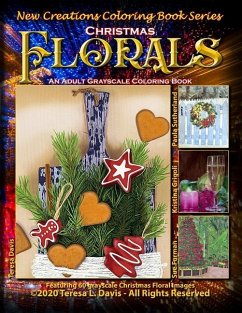 New Creations Coloring Book Series: Christmas Florals - Davis, Teresa