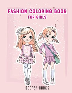 Fashion Coloring Book For Girls - Books, Deeasy