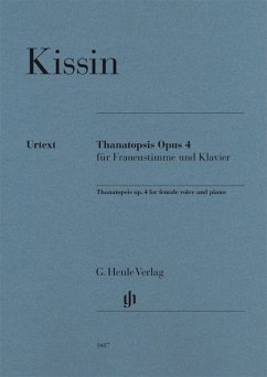 Cover Evgeny Kissin - Thanatopsis op. 4 für Frauenstimme und Klavier