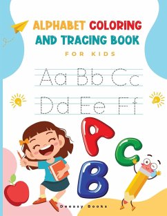 Alphabet Coloring and Tracing Book for kids - Books, Deeasy