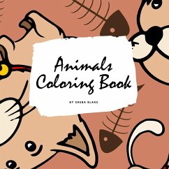 Animals Coloring Book for Children (8.5x8.5 Coloring Book / Activity Book) - Blake, Sheba