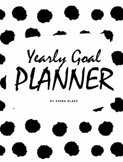 Yearly Goal Planner (8x10 Hardcover Log Book / Tracker / Planner) - Blake, Sheba