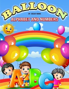 Balloon Alphabet and Numbers Coloring Book for Kids - Books, Deeasy