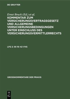 §§ 16-42 VVG (eBook, PDF)