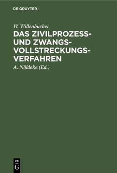 Cover Das Zivilprozeß- und Zwangsvollstreckungsverfahren (eBook, PDF)