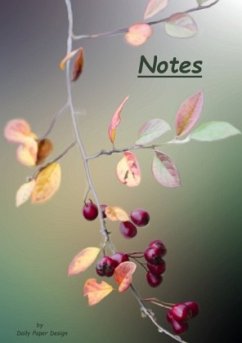 Notizbuch A5 dotted [Rose Hip - Hagebutte] Softcover von Daily Paper Design   80 Seiten   als Tagebuch, Bullet Journal, - Paper Design, Daily