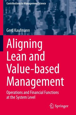Aligning Lean and Value-based Management - Kaufmann, Gerd
