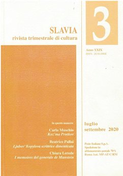 Slavia N. 2020 3 (eBook, ePUB) - Bufalini, Jolanda; Fleck, Ludwik; Guglielmino, Luca; Kopylova, Ljubov'; Lerede, Chiara; Mazzitelli, Gabriele; Medolla, Elisa; Muschio, Carla; Oliva, Renzo; Pallai, Beatrice; Prutkov, Koz'ma; Risa, Luciano; Risaliti, Renato; Siciliani De Cumis, Nicola