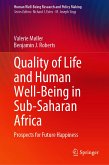 Quality of Life and Human Well-Being in Sub-Saharan Africa (eBook, PDF)