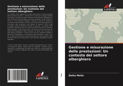 Gestione e misurazione delle prestazioni: Un contesto del settore alberghiero - Melia, Detta