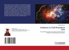Evidence in Civil Procedure Law