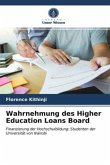 Wahrnehmung des Higher Education Loans Board
