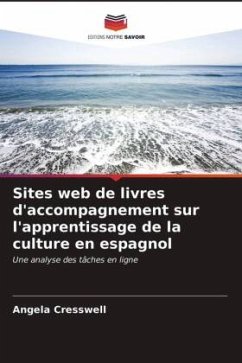 Sites web de livres d'accompagnement sur l'apprentissage de la culture en espagnol - Cresswell, Angela