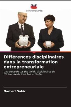 Différences disciplinaires dans la transformation entrepreneuriale - Sabic, Norbert