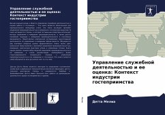 Uprawlenie sluzhebnoj deqtel'nost'ü i ee ocenka: Kontext industrii gostepriimstwa - Melia, Detta