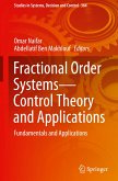 Fractional Order Systems¿Control Theory and Applications