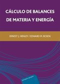 Cálculo de balances de materia y energía (eBook, PDF)