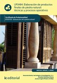 Elaboración de productos finales de piedra natural: técnicas y procesos operativos. IEXD0108 (eBook, ePUB)