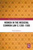 Women in the Medieval Common Law c.1200-1500 (eBook, ePUB)