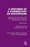 A Specimen of a Commentary on Shakspeare (eBook, ePUB)