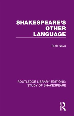 Shakespeare's Other Language (eBook, PDF) - Nevo, Ruth