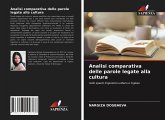 Analisi comparativa delle parole legate alla cultura