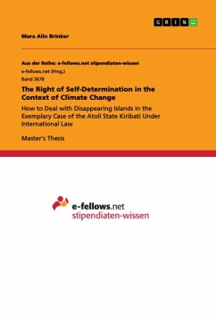 The Right of Self-Determination in the Context of Climate Change