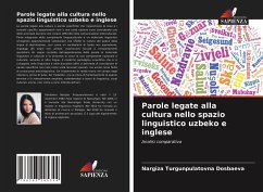 Parole legate alla cultura nello spazio linguistico uzbeko e inglese - Dosbaeva, Nargiza Turgunpulatovna