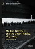 Modern Literature and the Death Penalty, 1890-1950 (eBook, PDF)